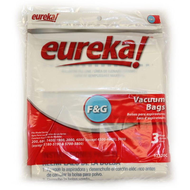 Great Value Eureka Style RR Vacuum Bag, 3-Pack, 2331 